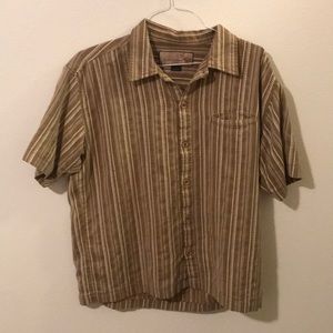 Prana Short Sleeve Button Down Shirt